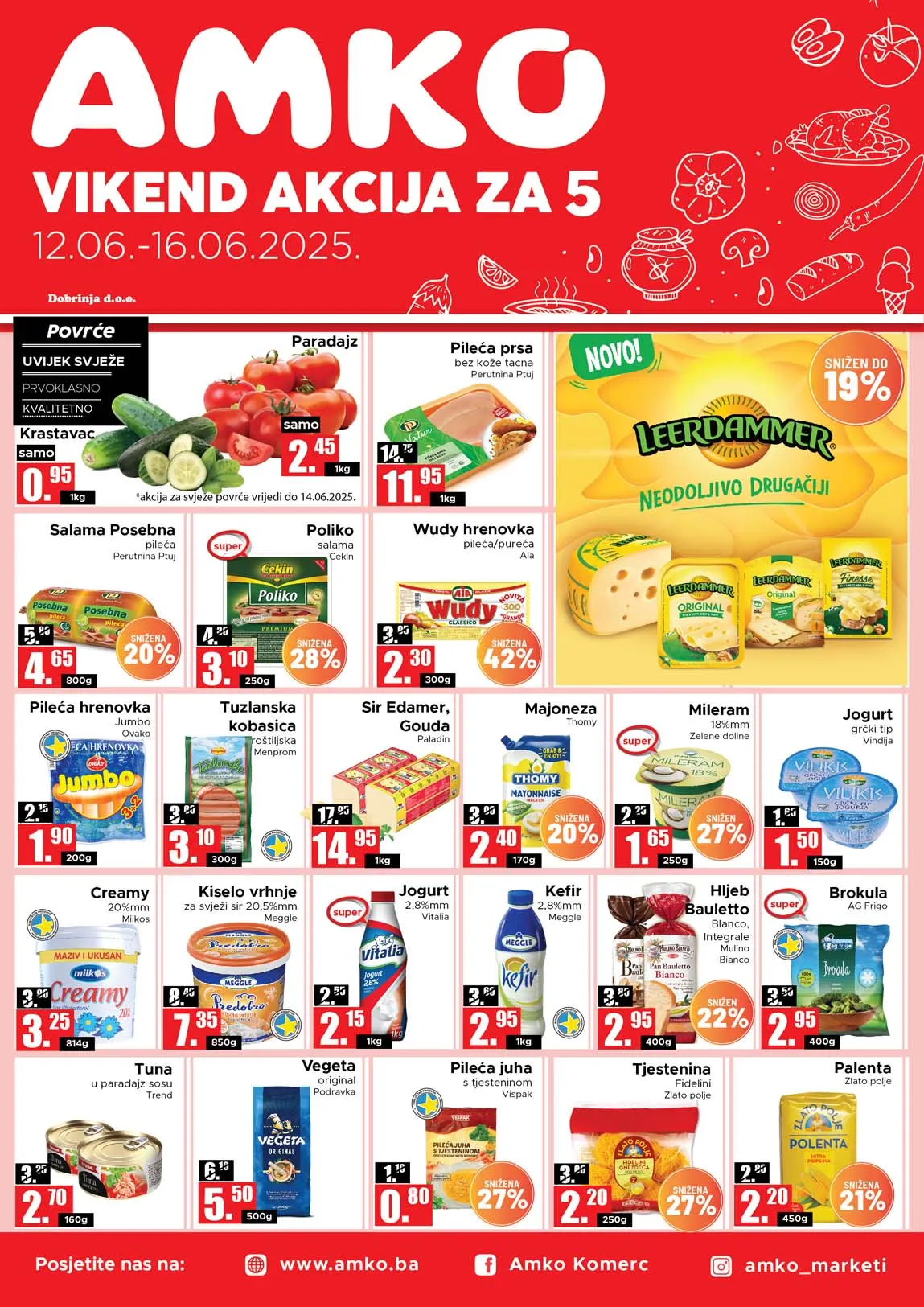 AMKO Vikend akcija sniženja do 16.06.2025