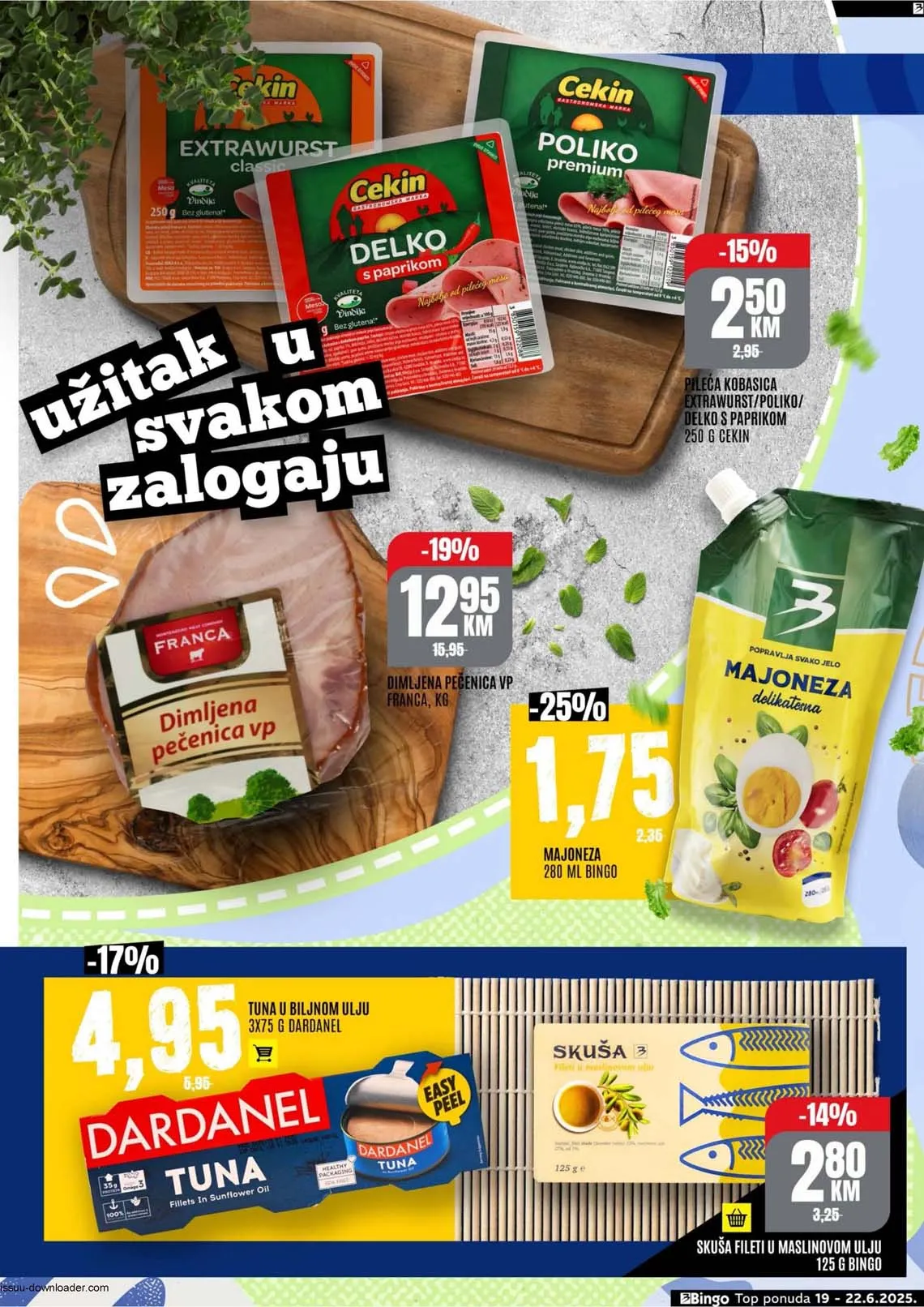 Vikend akcija sniženja Bingo