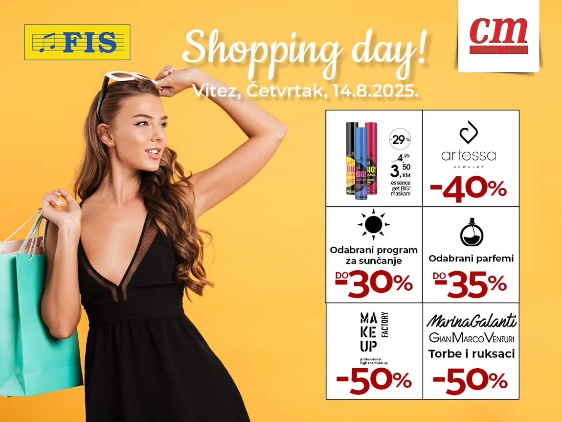 CM Cosmetic Market – Shopping Day u FIS Vitez za 14.08.2025.
