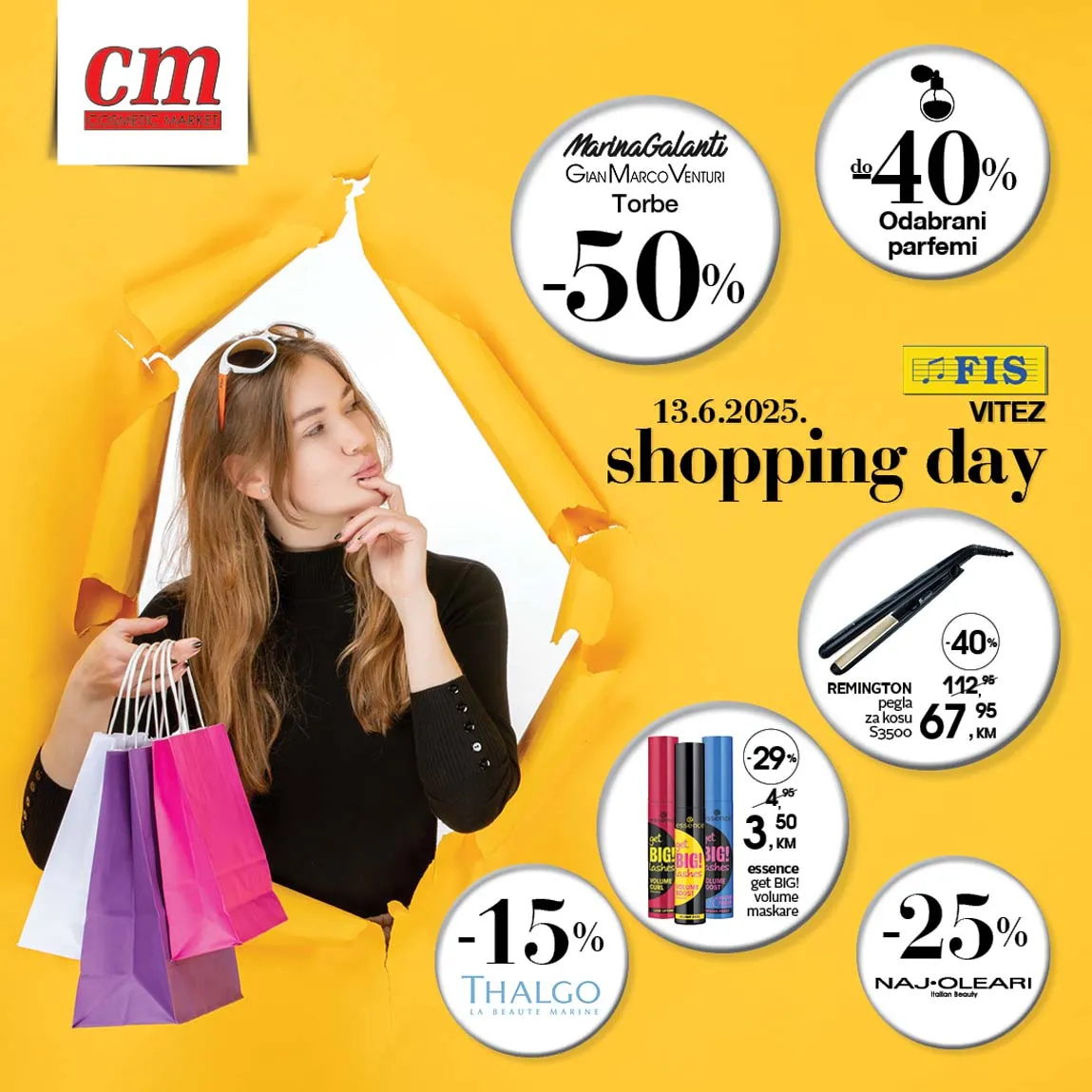 CM Cosmetic market akcija FIS VITEZ sniženja za 13.06.2025