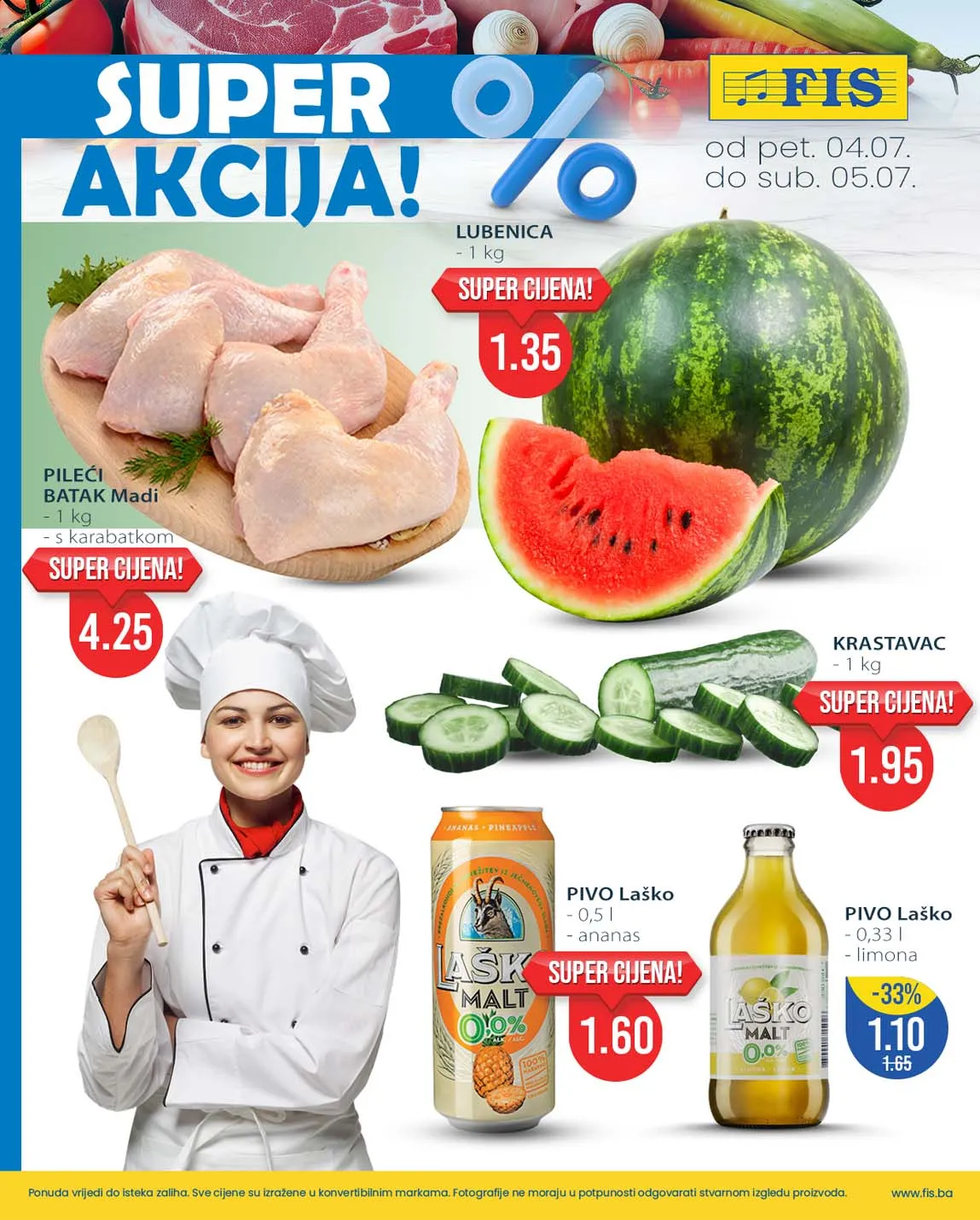 FIS Akcija Vikend sniženja do 05.07.2025