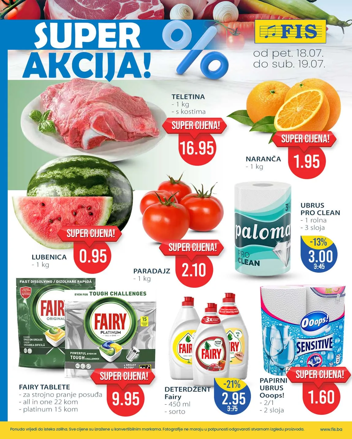 FIS vikend akcija – Sniženja do 50% do 19.07.2025! Kupujte pametno!