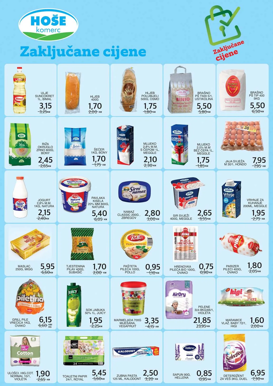 Hoše komerc cijena sedmice