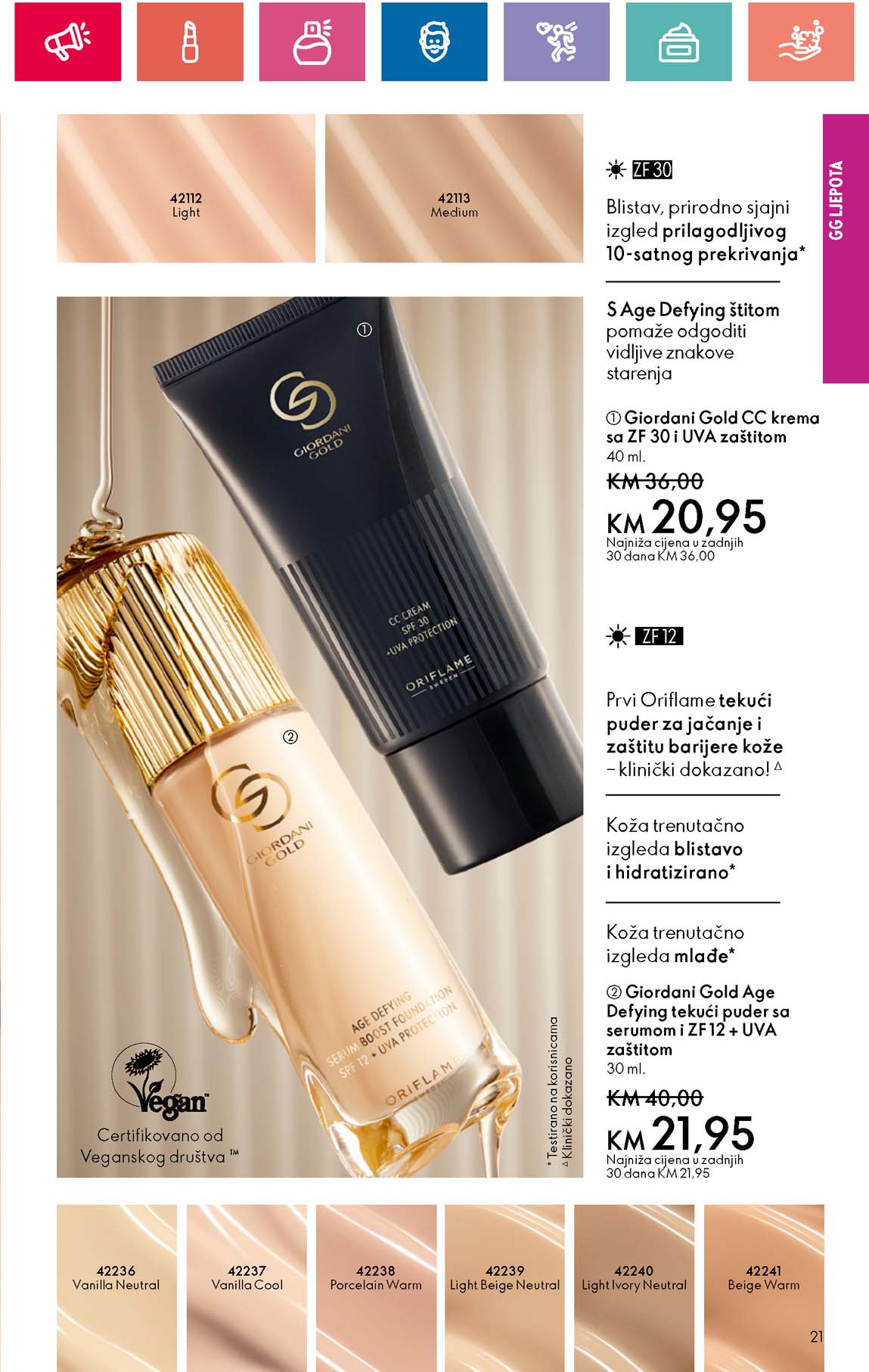 Oriflame katalozi katalog akcija