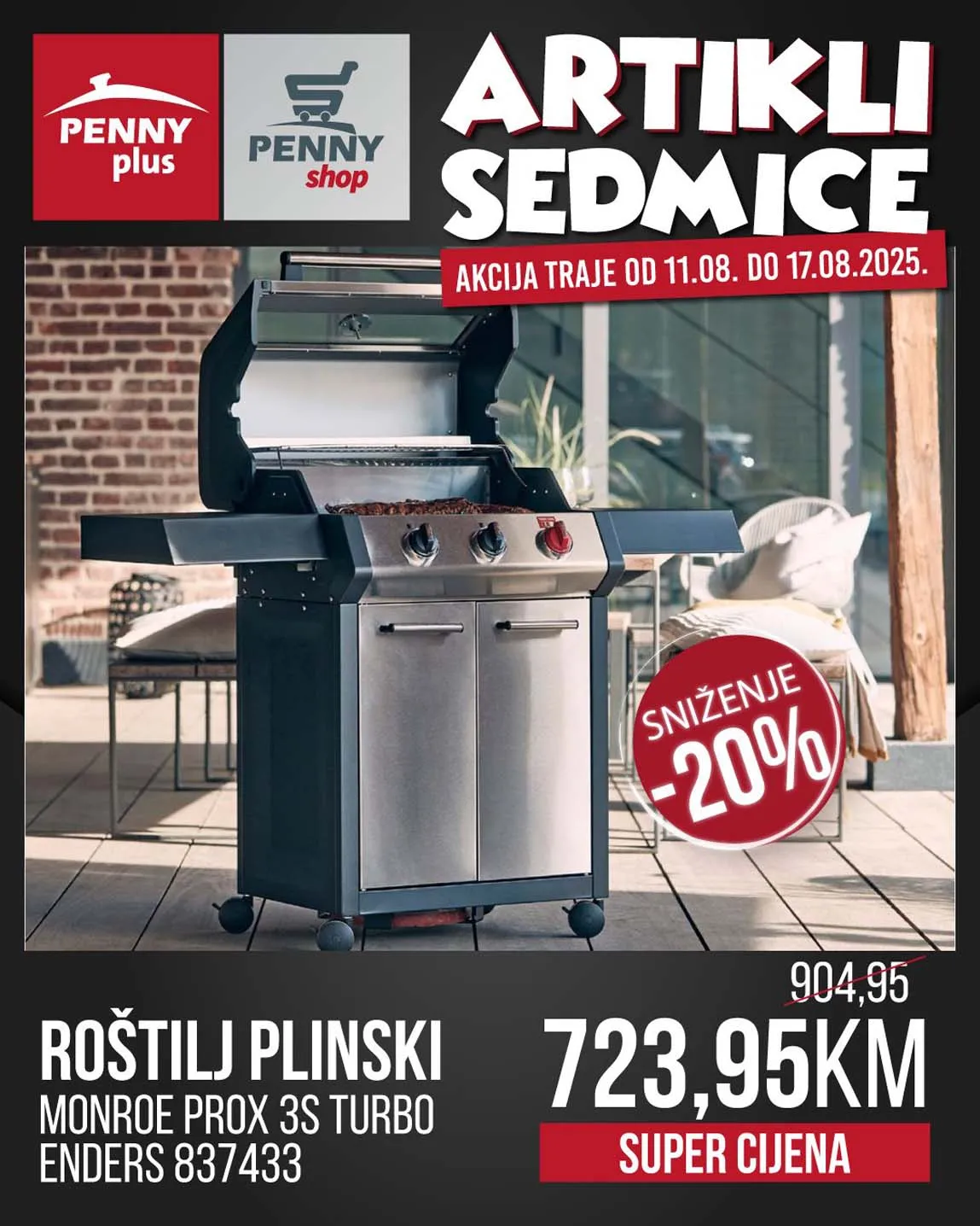 Penny Plus akcija august 2025 - sniženje artikala