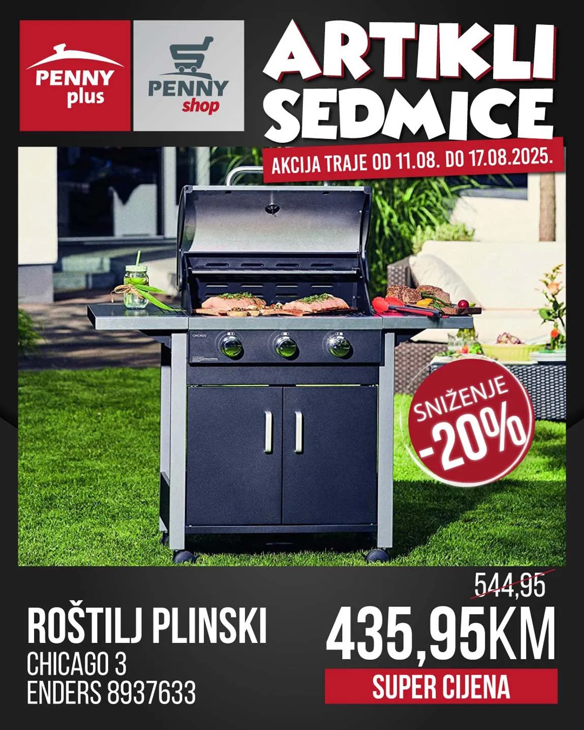 Penny Plus akcija august 2025 - sniženje artikala