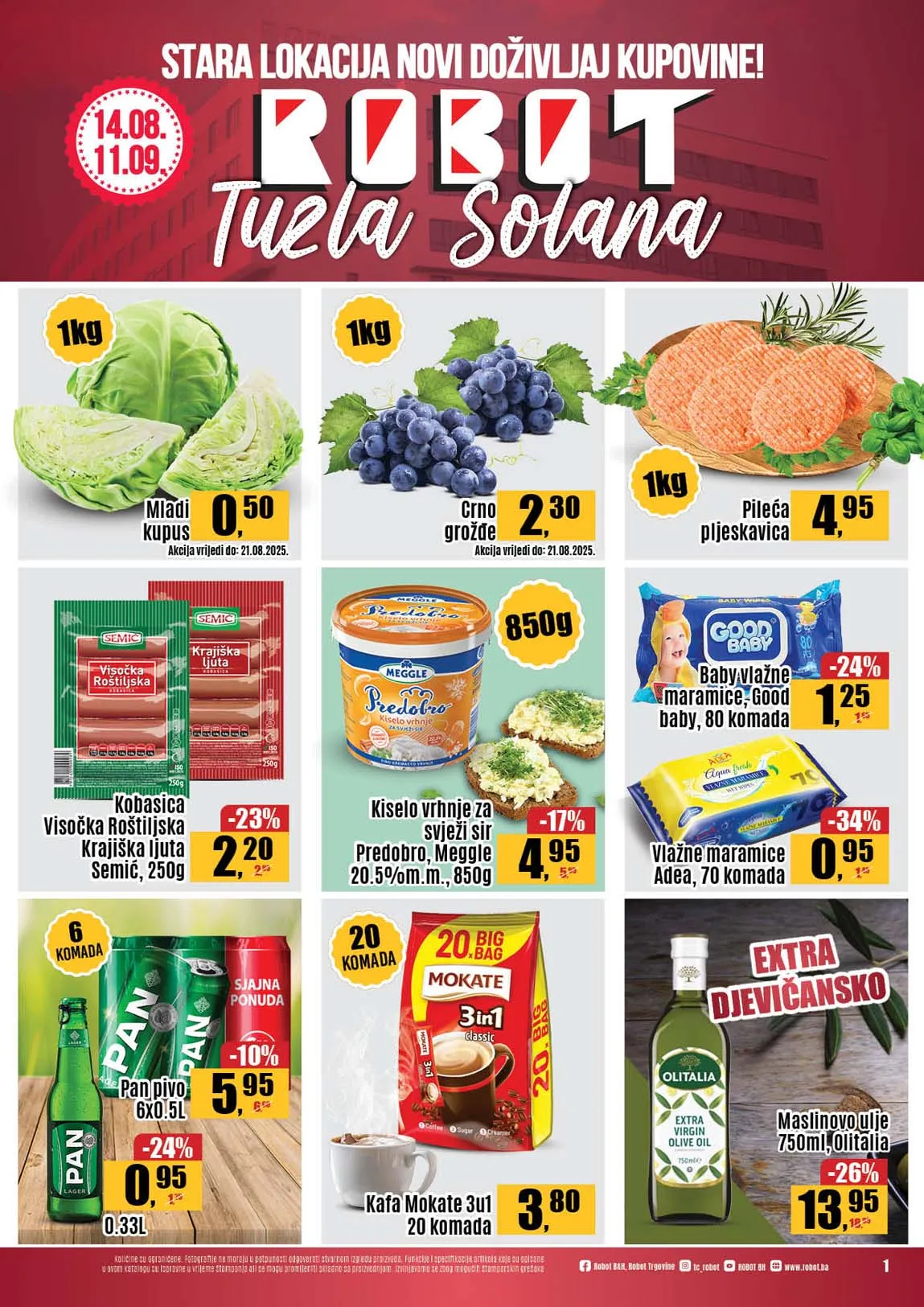 Robot Tuzla Solana – Super akcija sniženja do 11.09.2025.