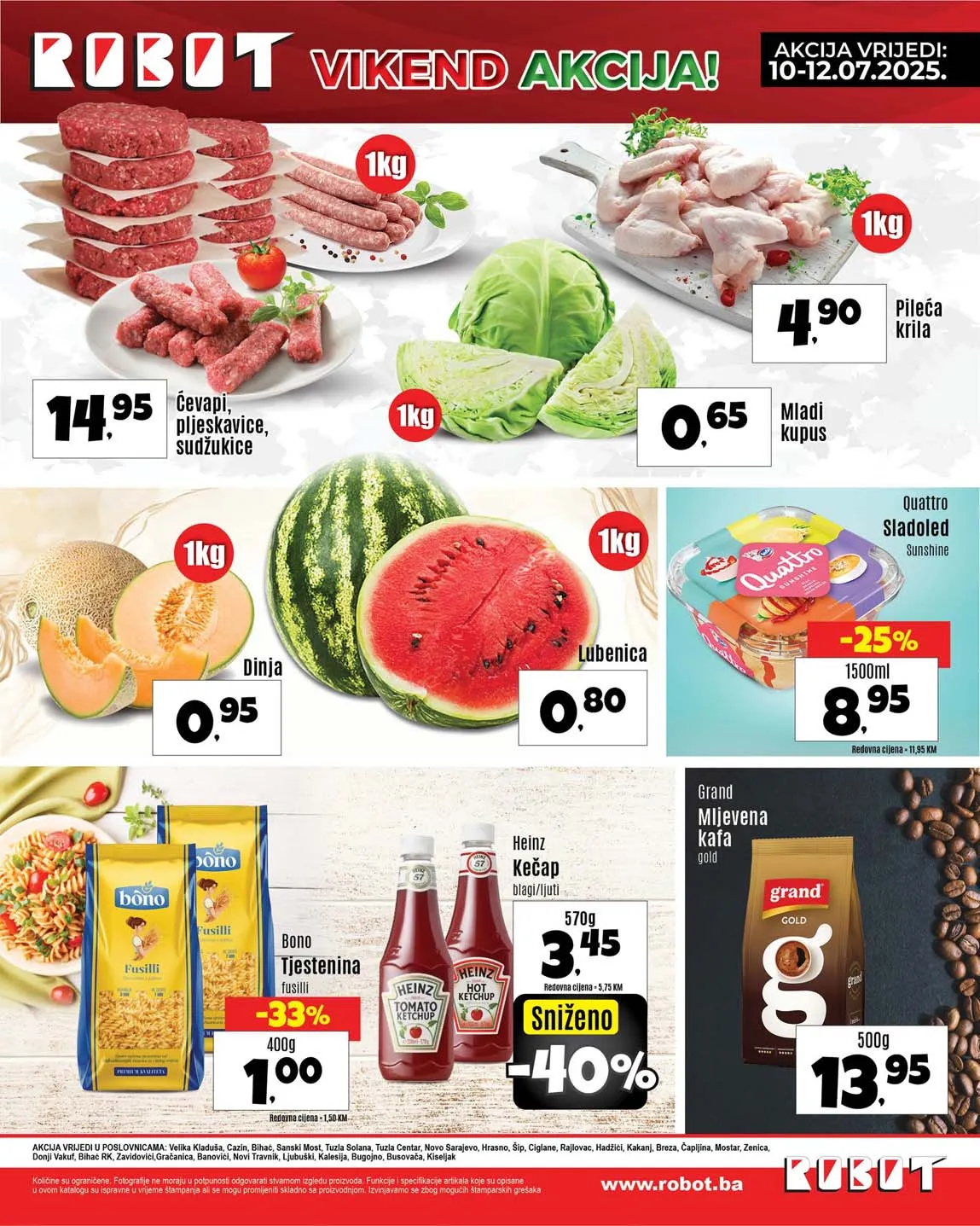 Robot – Super vikend akcija do 12. jula 2025. | Popusti do 50%